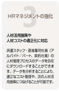 3.HRマネジメントの強化